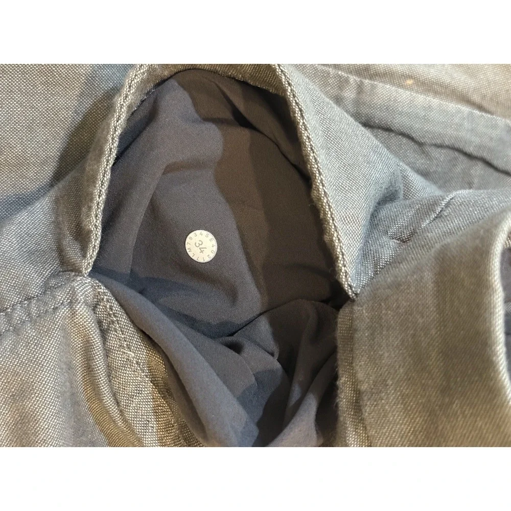 Lululemon Shorts Men 34 Charcoal Gray Commisions Classic Fit 9
